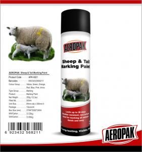 China Eco Friendly Marking Spray Paint , Fast Drying Pig / Cattle / Sheep Marking Paint factory