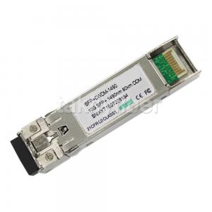 China 10G SFP+ CWDM Optical Transceiver Module 1470nm to 1610nm LC 24dB EML Compatible With CISCO HP H3C on sale