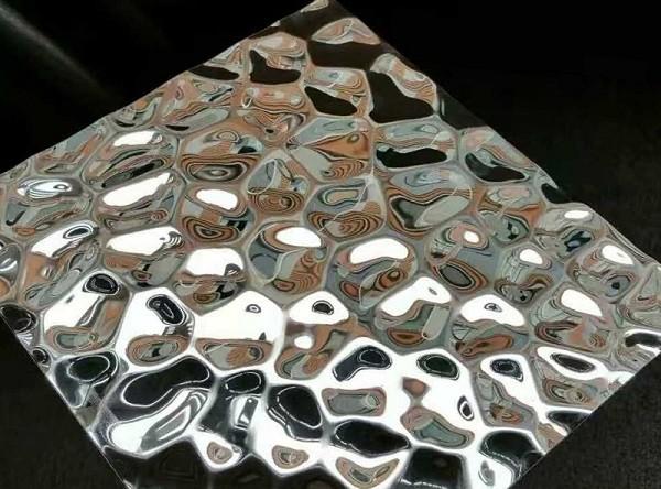 China China RIpple Pattern Mirrors Factory Stainless Steel Sheets Manufacturer Different Designs factory