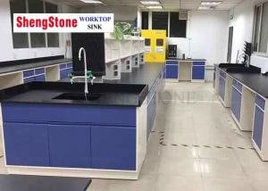 China Corrosion Resistant Epoxy Resin Worktop / Countertop Laboratory Furniture Fittings factory