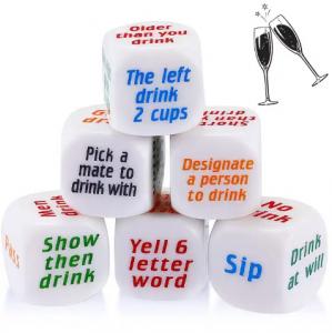 China Party Drinking Bar Dice Game Rolling Decider Drunk Frenzy Party Game on sale