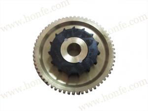 China PS0401 Weaving Sulzer Loom Spare Parts Worm Wheel / Gear 911-510-111 ISO9001 factory