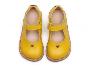 China Size Chart Stylish Kids Shoes Wear-resistant Outsole Real Leather Pretty OEM ODM factory