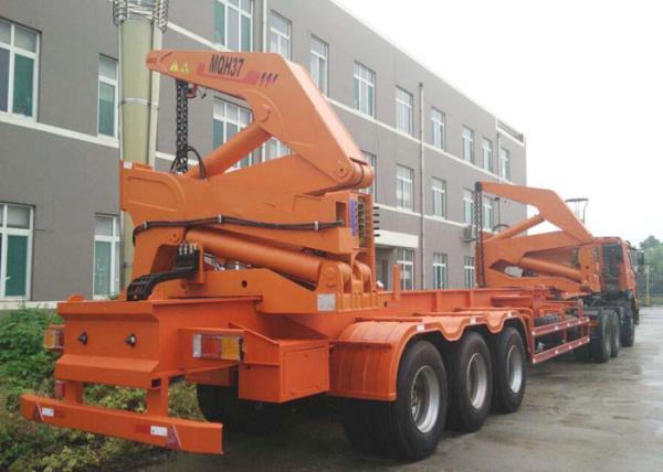 China CIMC 40ft side loader trailer container sideloader trailer with tri axles for sale factory