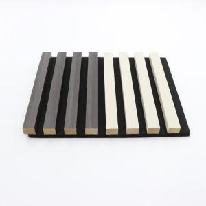 China Fluted Material MDF Sound-Absorbing Acoustic Wooden Wall Slat Panel factory