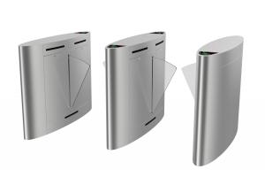 China RFID Electronic Flap Barrier Turnstile Smart Pedestrian Door Access Control System factory