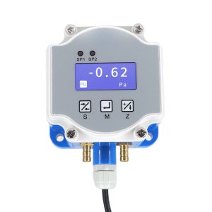 China High Accuracy 100pa 4-20mA RS485 Micro Differential Pressure Transmitter for Gas factory