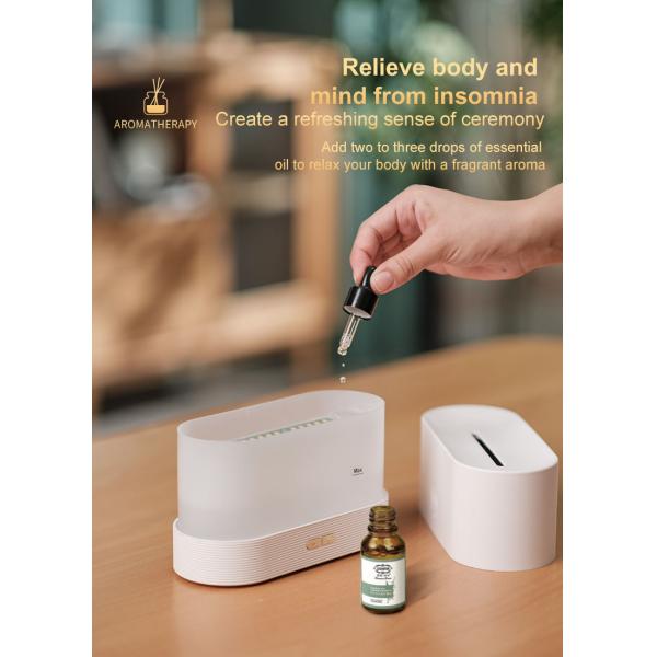 Homefish OEM Humificador Difusor De Aromas 180Ml Diffuser Simulation Flame Humidifier Ultrasonic Mist Air Humidifier Aroma