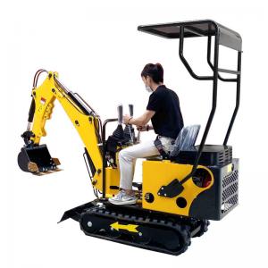 China Energy Saving Mini Diesel Excavator 800kg 12hp With Customized Protective Cover factory