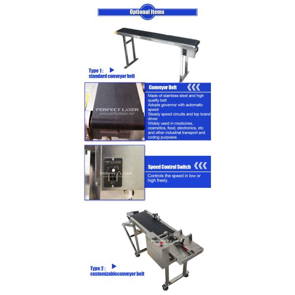 White Industrial Inkjet Printer Inkjet Coding Machine One Touch Start Stop Operation