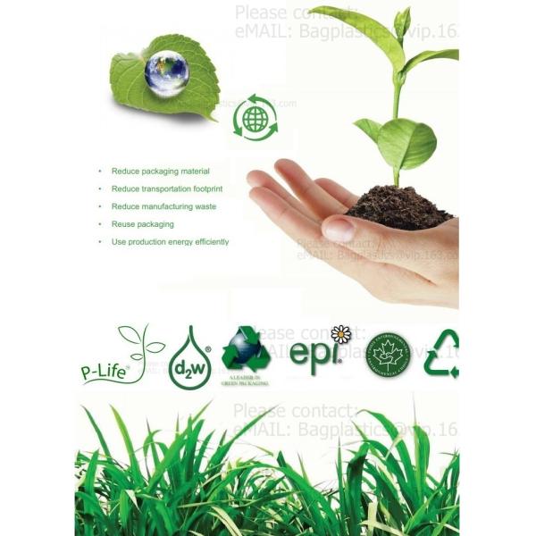 Compostable Disposable Biodegradable Plastic Custom Printed Flat Garbage Bag, compostable bags heavy duty 25KG