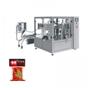 China Automatic Premade Bag Packing Machine Liquid Stand Up Pouch Packaging Machine factory