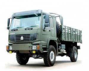 China EURO II 8-15 Ton 4x4 Cargo Truck , HW76 Cab Heavy Lorry Truck ZZ2167M5227 on sale