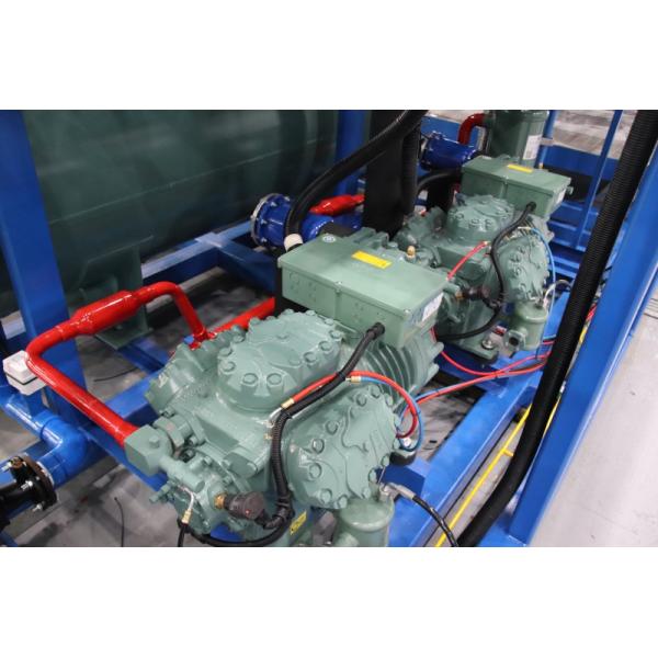 Automatic Adding Water Collecting Ice Block Machine Direct Cooling