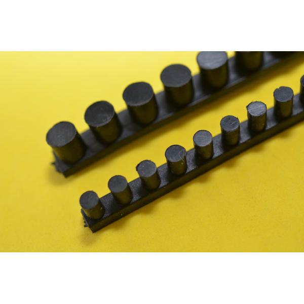 Ejection rubber Sponge For Rotary dieboard Dense wave rubber , Rectangular rubber Slotting rubber