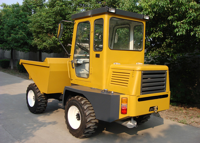 Closed Cabin Full Automatically Tipped Concrete Dumper For Transportation / Loading / Dumping