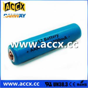 China Shaver Battery LiFeS2 AA lithium battery 1.5V 1100mAh on sale