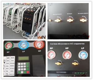 China R134a Charging Machine Auto Refrigerant Recovery Machine with Manual Operation factory