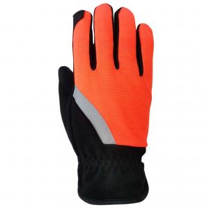 China CE Winter Gloves PU Palm 40g Thinsulate Lining With Reflective Strap factory