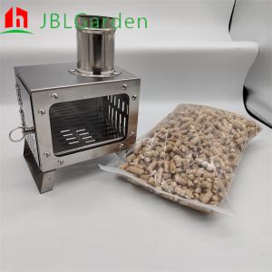 China Portable Patio Heater Foldable Operate BBQ Wood Pellet Firepit Stainless Steel factory