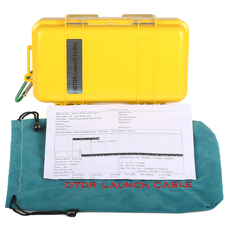 Single Mode G652D Fiber Optic Tools OTDR Fiber Launch Box Dummy Kit