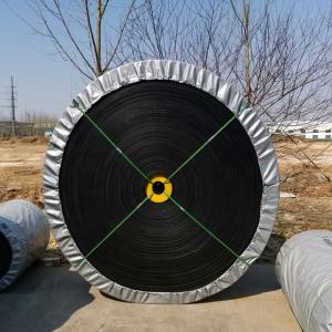 China 600mm EP200 Black Polyester Conveyor Belts Wear Resistant on sale