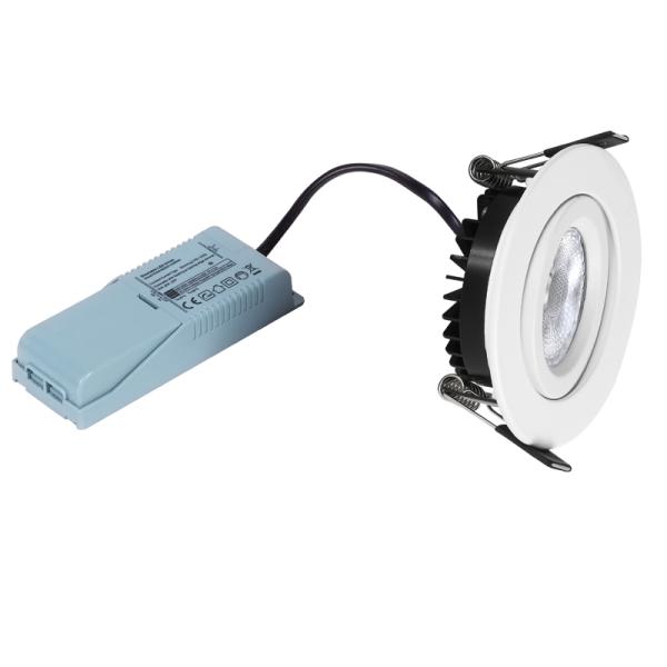 PF0.9 IP20 75mm Cut Out LED Downlights Shallow Recessed