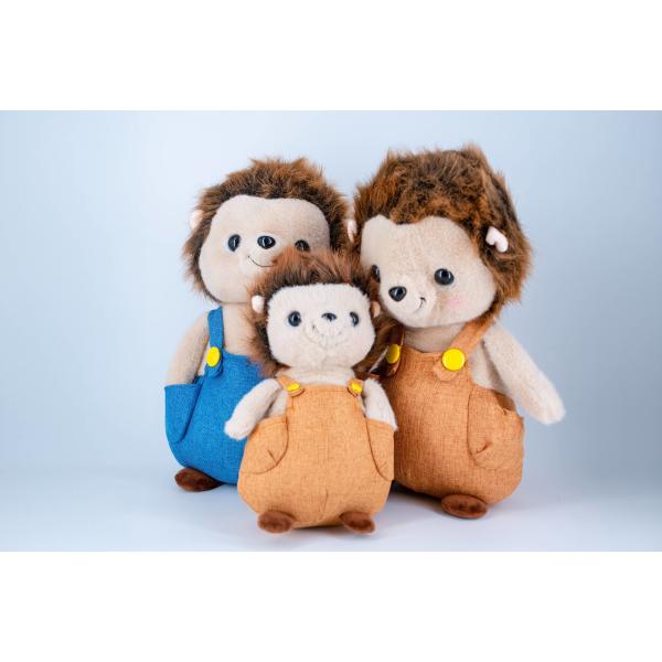 Customsized Logo Hedgehog Soft Toy Cuddly , Hedgehog Plush Stuffed Animal For Gifting