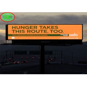 Buy cheap P6 Outdoor Solid Mounted Full Color Steel Cabinet LED Signage Back Maintenance from wholesalers