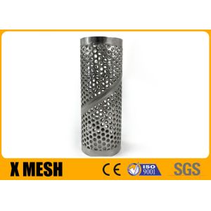 China 100mm Sus 316 Perforated Metal Mesh Filter Solid Liquid Separation factory