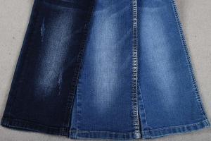 China Fashion Women Twill Slub Stretch Woven Denim Fabric For Jeans factory