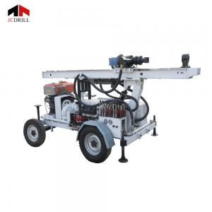 China DEUTZ Engine Trailer Rotary Portable Water Drilling Rig factory