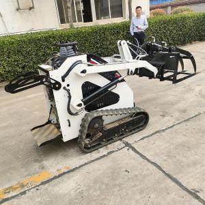 China 0.2ton Tracked Skid Steer Loader Small Track Loader With Hydraulic Oil Radiator factory