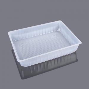 China White 0.65mm Food Grade Disposable Plastic Containers on sale