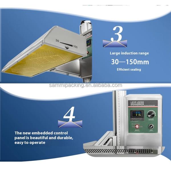 Automatic Electromagnetic Induction Sealing Machine Plastic Juice Bottle Aluminum Foil Sealing Machine Bottle Can Sealer