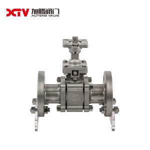 China Return refunds 900lb 3PC High Pressure Forged Steel Ball Valve Straight Through Type on sale