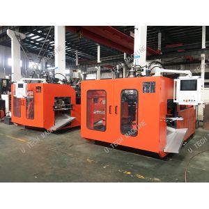 China Custom HDPE Blow Molding Machine / 5 Liter Plastic Bottle Making Machine factory