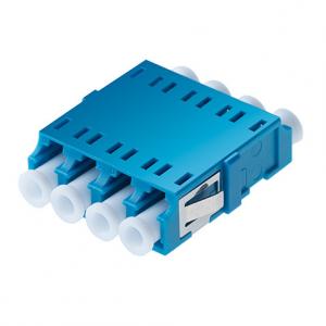China Lightweight Fiber Optic Adapter , LC Quad Adapter Low Insertion Loss factory