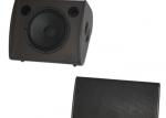 Black Stage Sound System Powered Wedge Monitor Speakers Lightweight 540 X 410 X