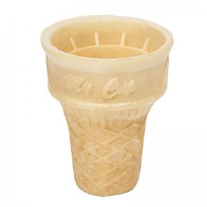China Healthy Waffle Ice Cream Cone Cup For Supermarket , Low Calorie factory