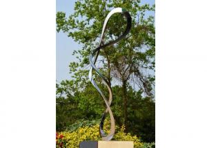China Attractive Contemporary Art Stainless Steel Abstract Sculpture For Garden Decoration factory