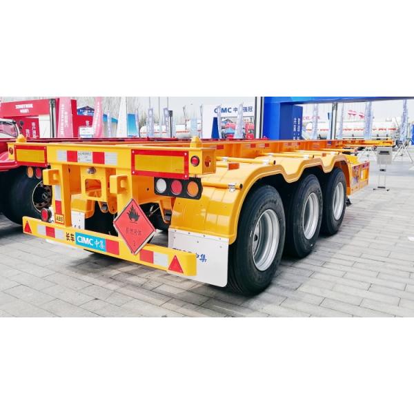CIMC Comtainer Chassis Trailer | 40/60/80T Loading Container Chassis 20/40ft Skeletal Semi Trailer for Sale
