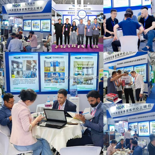 Fully Automatic Weighing Dosing Batching Machine Rubber Mixer Kneader Small Chemical Powder