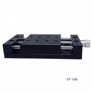 China 40mm / 80mm Travel X Axis Displacment Stage , Manual Linear Stage , Sliding Table on sale