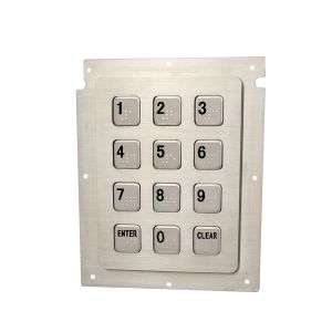 Buy cheap Higher quality original factory OEM 12 keys numeric metal blind keypad for from wholesalers