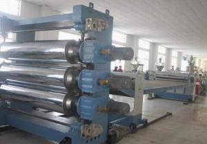 China Auto PE PC Hollow Sheet Extrusion Line , PP Hollow Plastic Board Production Line factory