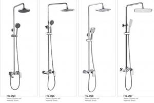 China Brass Bathroom Ceiling Rain Shower Faucet Set With Single Handle factory