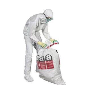 China Custom Printed Asbestos Bags Large Asbestos Waste Bags factory