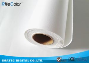 China Fine Art Inkjet Canvas Printing / Plotters Printing 260gsm Matte Polyester Fabric Roll factory