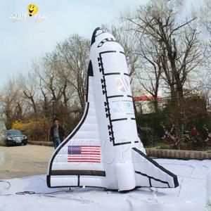 China Customized Advertising Inflatables Space Shuttle Blow Up 3m Simulated Aircraft on sale